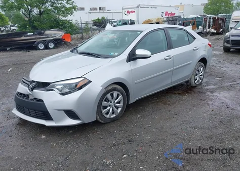 2014 Toyota Corolla Le from USA, damaged, VIN 2T1BURHE3EC153955